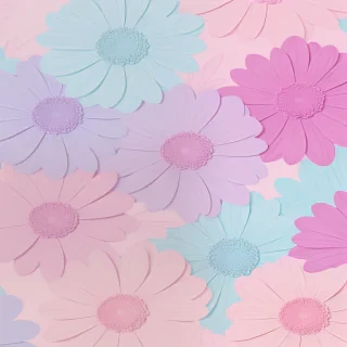 pastel aesthetic flower wallpaper