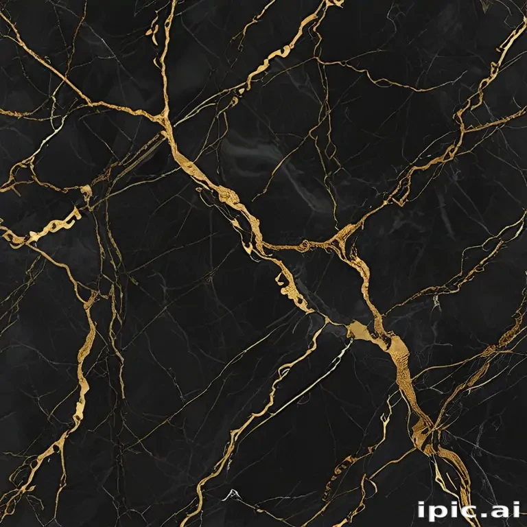 black and gold marble background