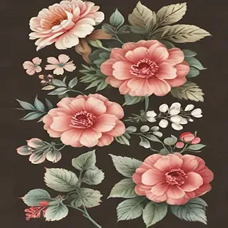 vintage flower png