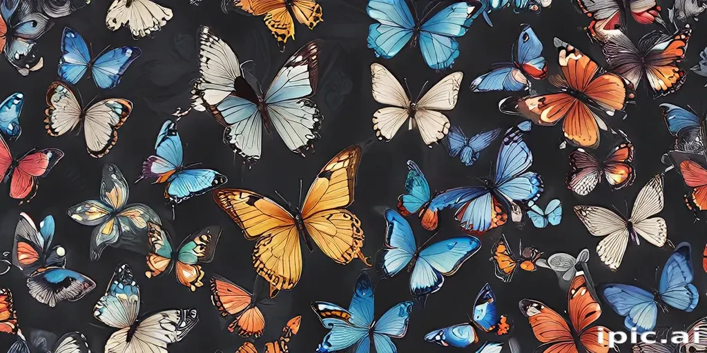 butterfly wall paper