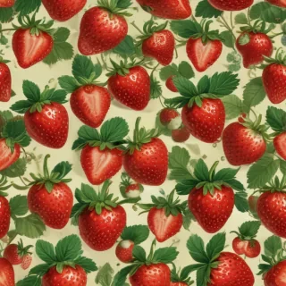 strawberry wallpaper aesthetic