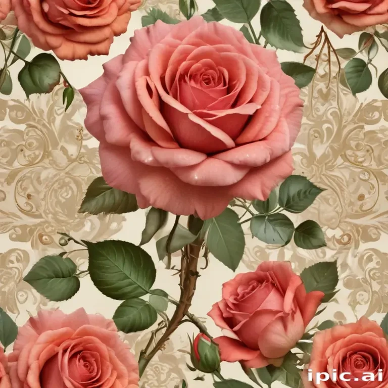 rose border png