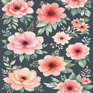 watercolor flowers clipart
