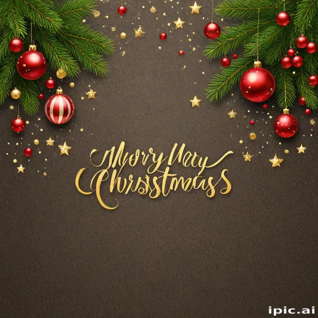 merry christmas clipart transparent background