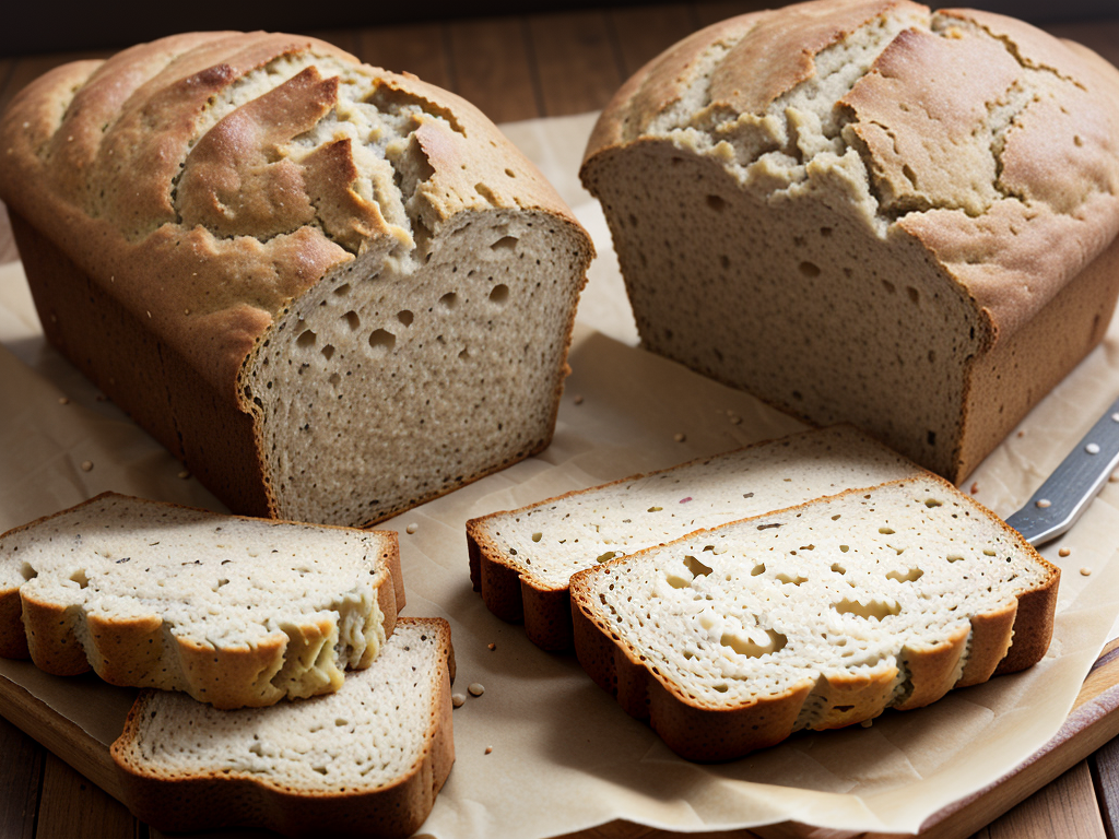 whole grain gluten free bread