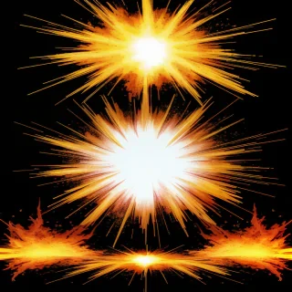 explosion transparent background