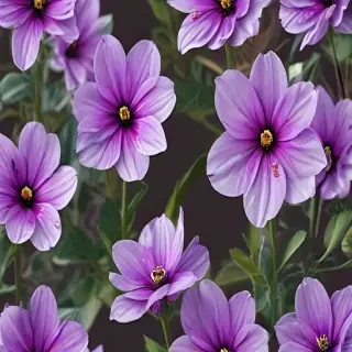 purple flowers transparent background