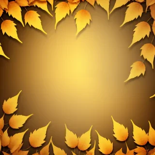 golden leaves background