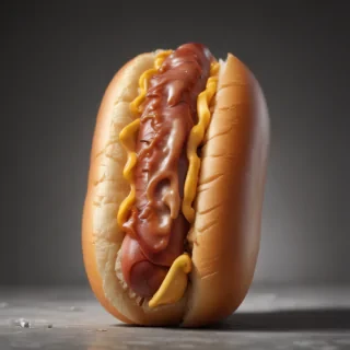 transparent hot dog