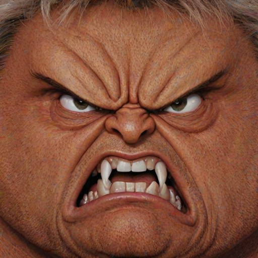 angry face