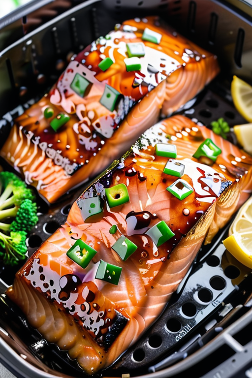 air fryer honey garlic salmon