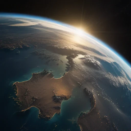 earth from space