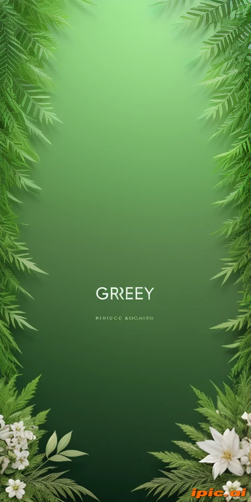 greenery background aesthetic