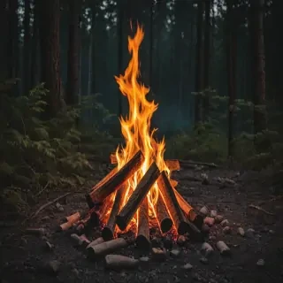 camp fire png