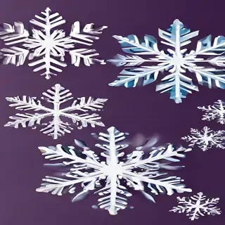 free snowflake clip art