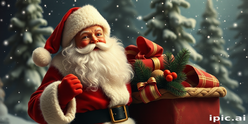 vintage santa images free
