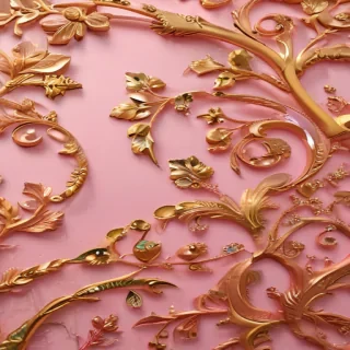 background pink and gold
