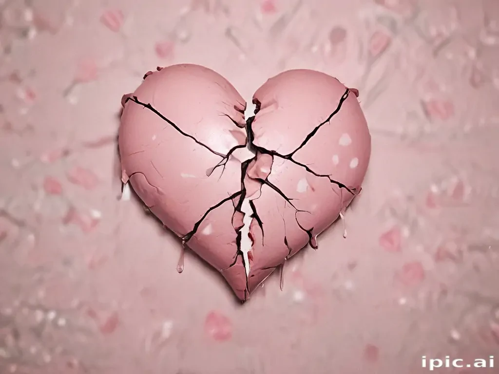 broken heart aesthetic