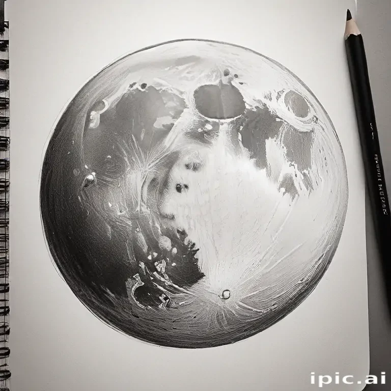 moon sketch