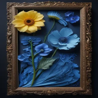 aesthetic blue pictures
