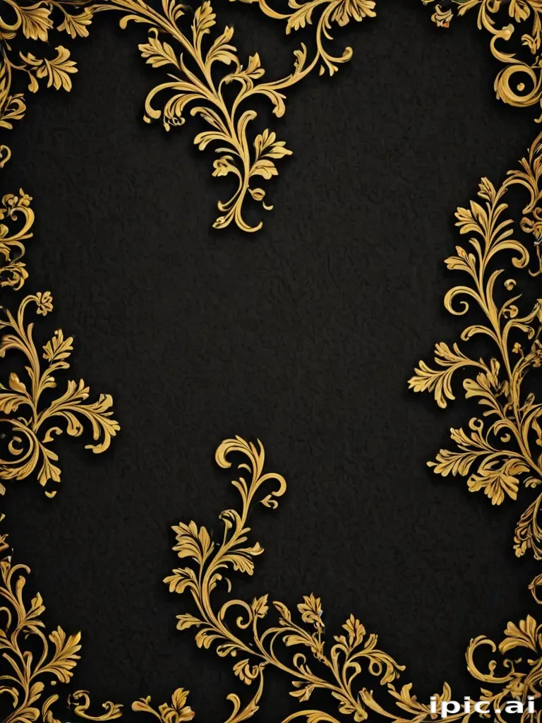 black and gold background