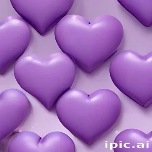 purple aesthetic heart