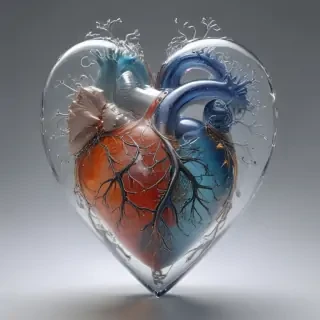 aesthetic transparent heart