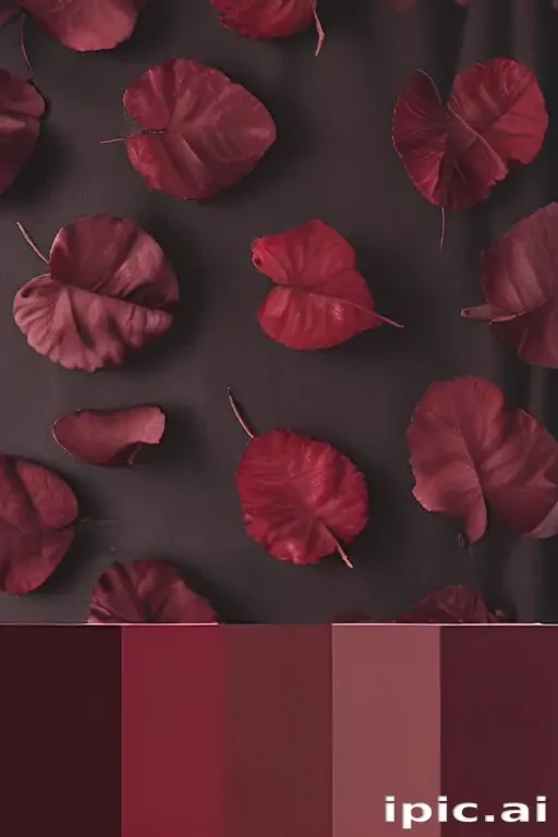 maroon aesthetic