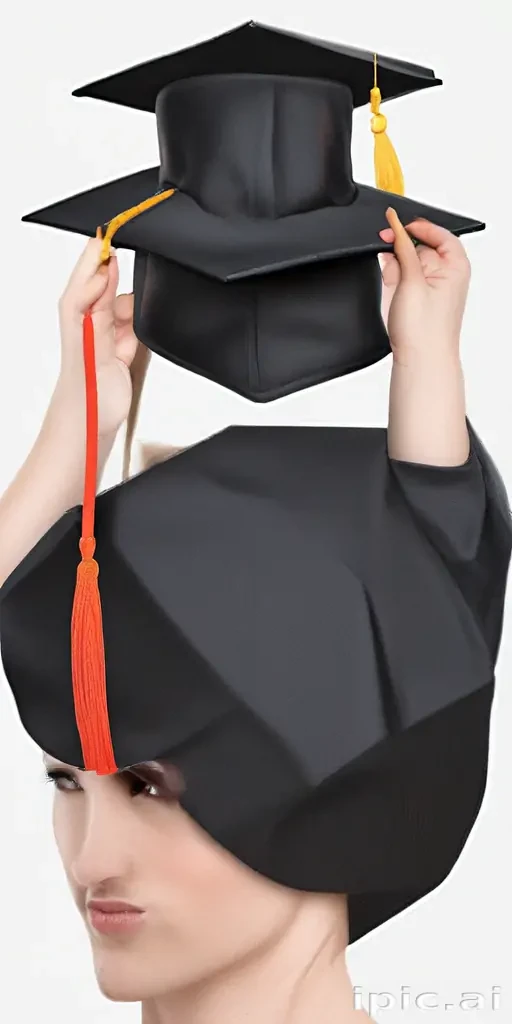grad hat png