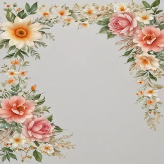 flowers border png