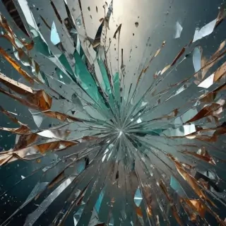 wallpaper broken glass