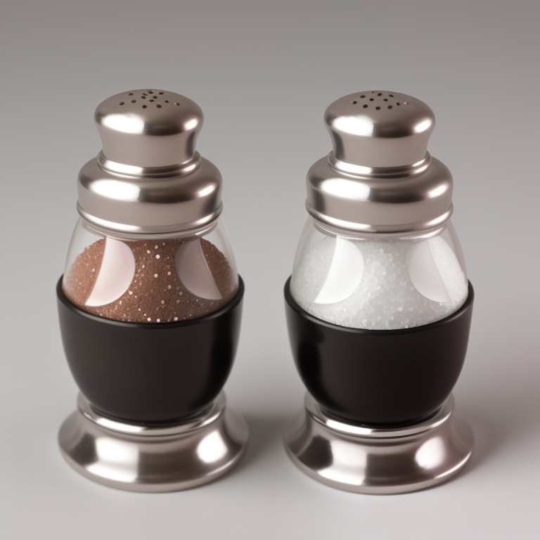 fancy salt and pepper shakers