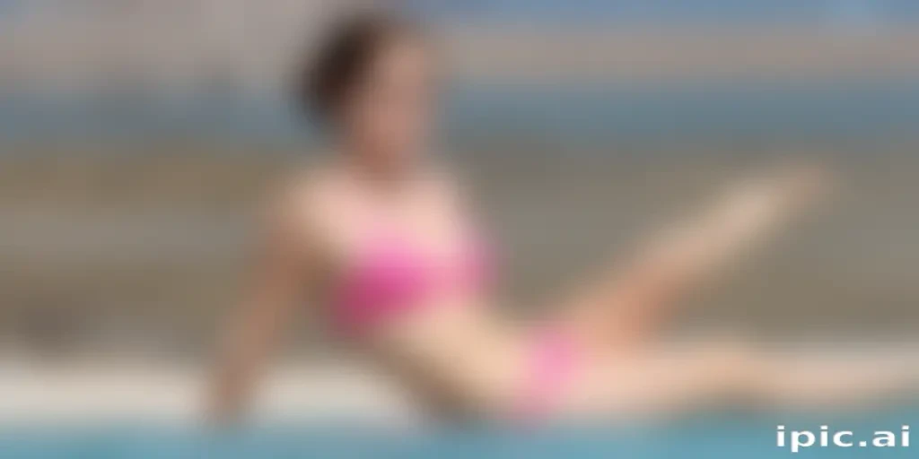 emma watson pink bikini