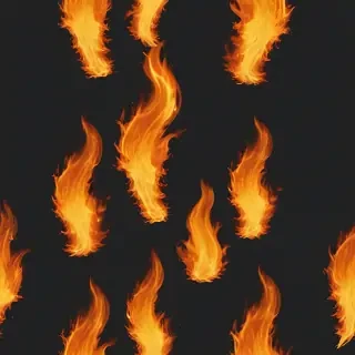 flames transparent background