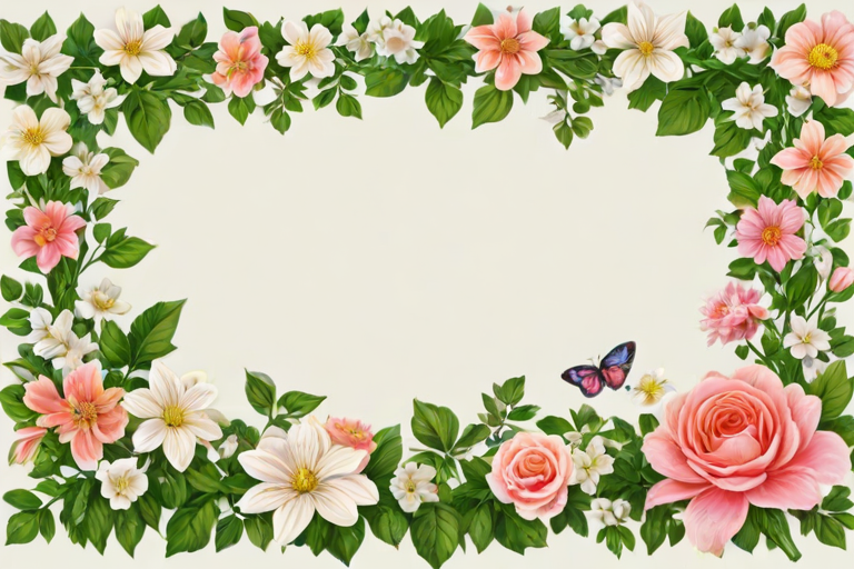 flower border clipart