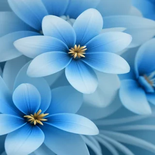 background blue flower wallpaper
