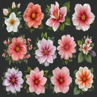 transparent background flower clipart