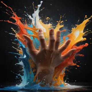 painting splash png