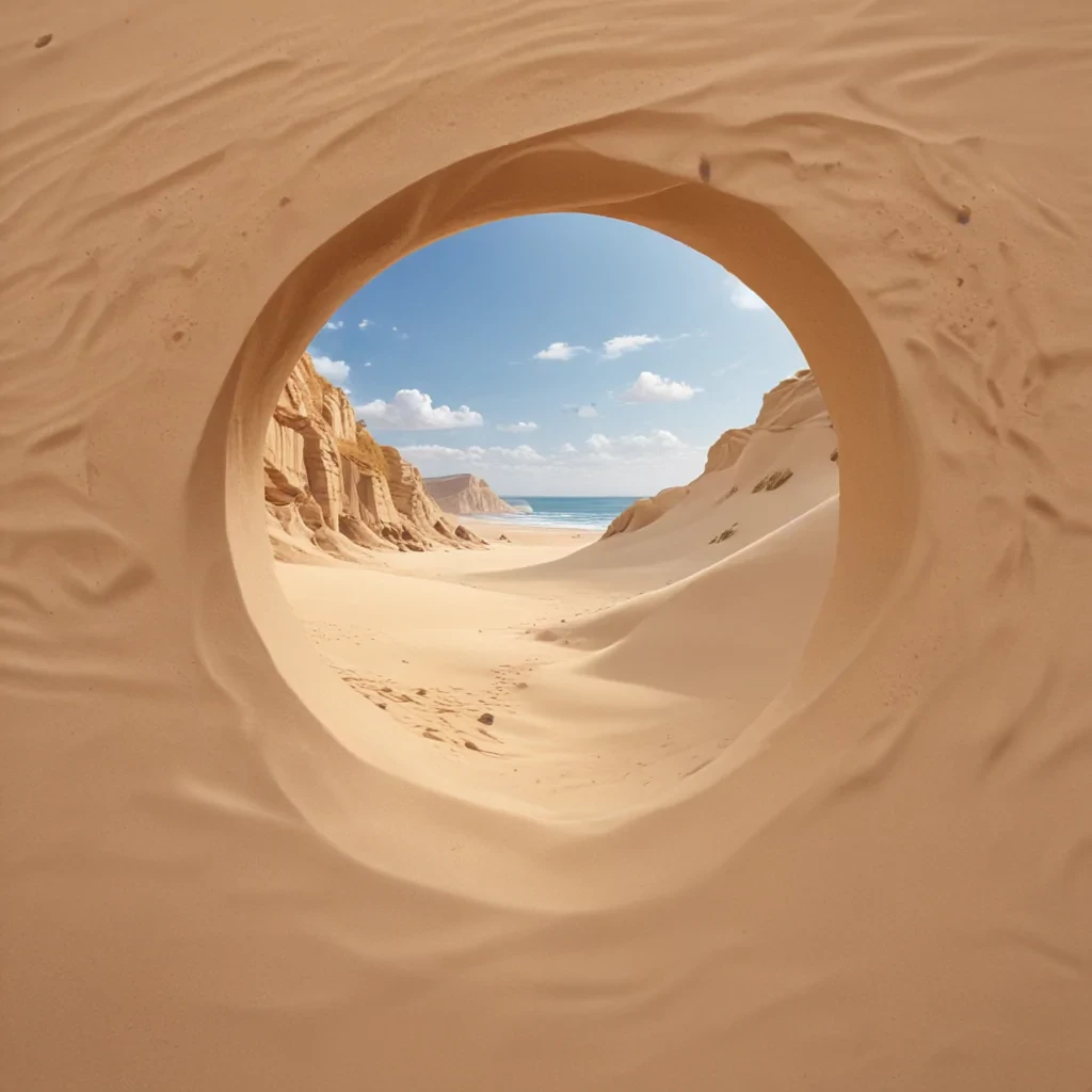 cartoon sand