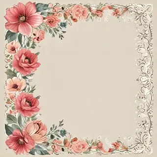 floral page borders