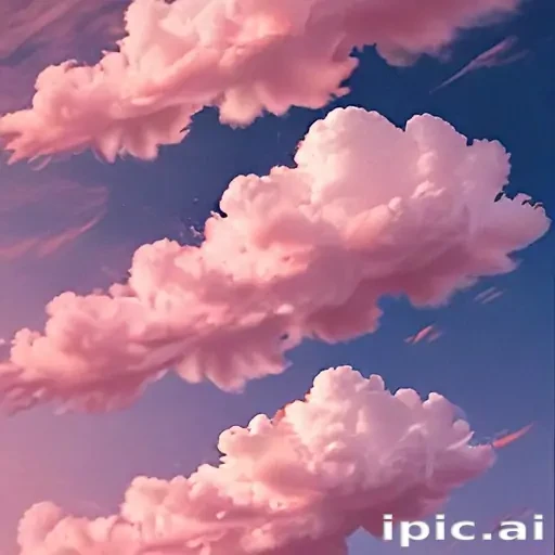 aesthetic pink clouds