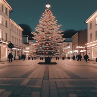 christmas photos aesthetic