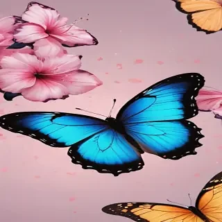 aesthetic butterfly background