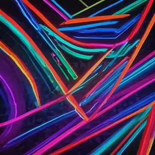 neon colored backgrounds