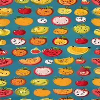 cartoon fruit