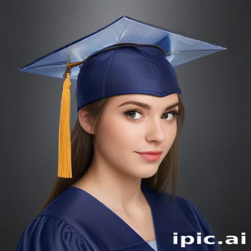 transparent graduation cap