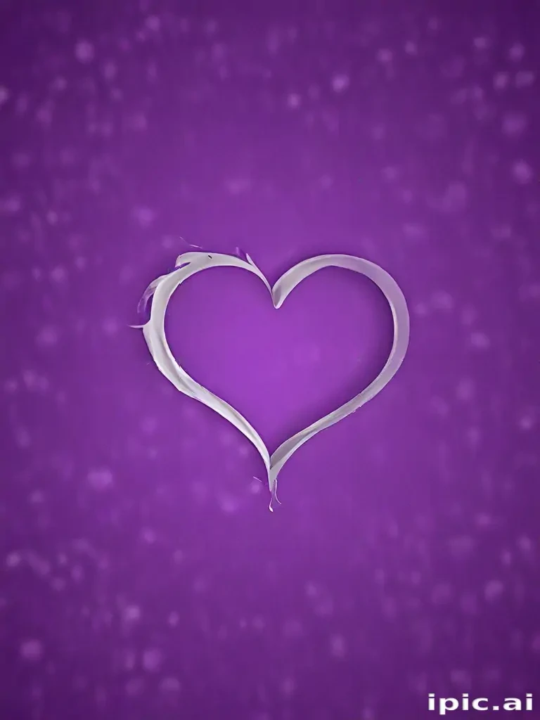 heart purple wallpaper
