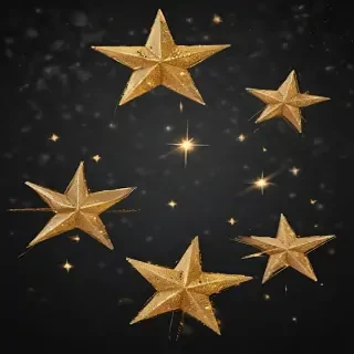 glittering stars png