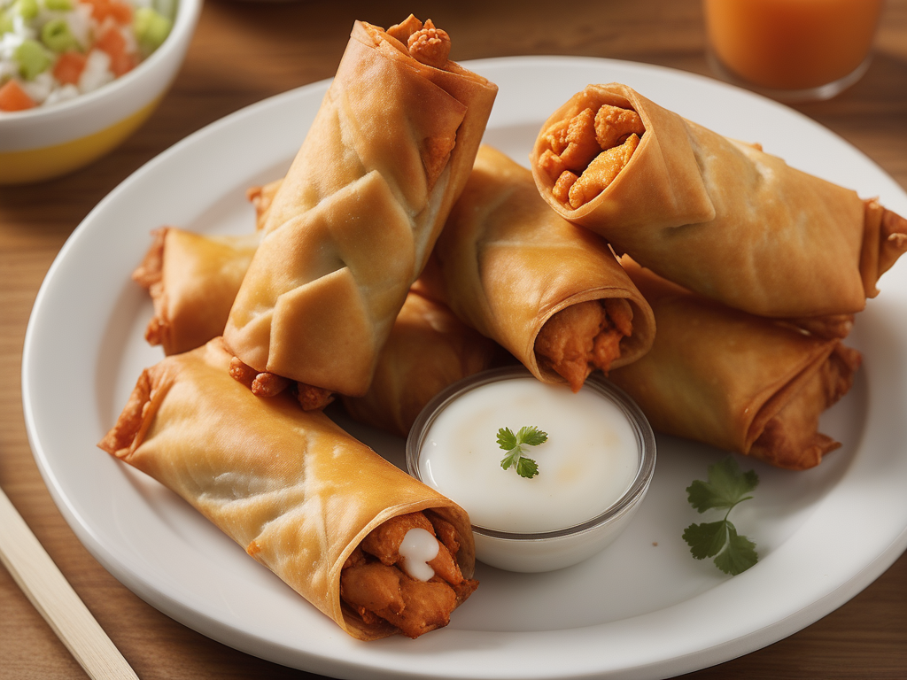 buffalo chicken egg rolls near me