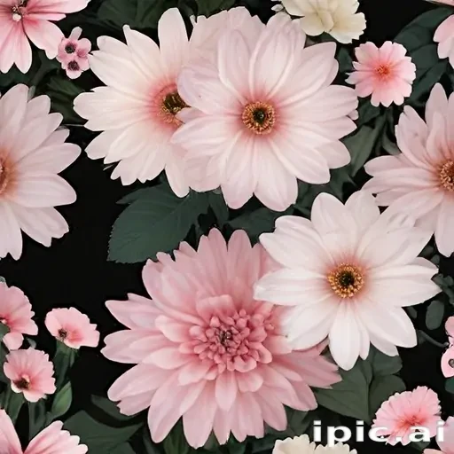 aesthetic flowers transparent